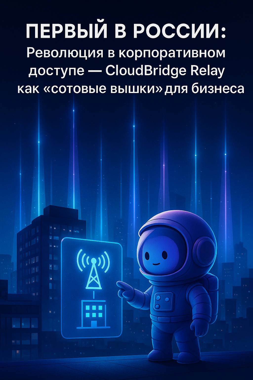 ПЕРВЫЙ В РОССИИ: Революция в корпоративном доступе — CloudBridge Relay как 'сотовые вышки' для бизнеса
